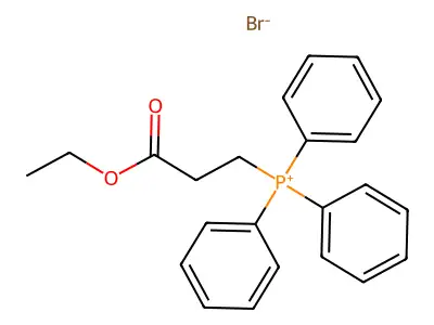(3-Ethoxy-3-oxopropyl)(triphenyl)phosphonium bromide structure