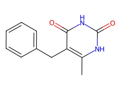 5-benzyl-6-methylpyrimidine-2,4(1H,3H)-dione structure