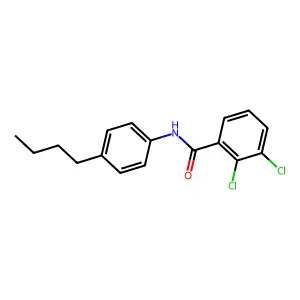 N-(4-butylphenyl)-2,3-dichlorobenzamide structure