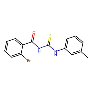 2-bromo-N-[(3-methylphenyl)carbamothioyl]benzamide structure
