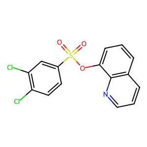 8-Quinolyl 3,4-dichlorobenzenesulfonate structure