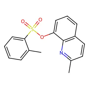 2-Methyl-8-quinolyl 2-methylbenzenesulfonate structure