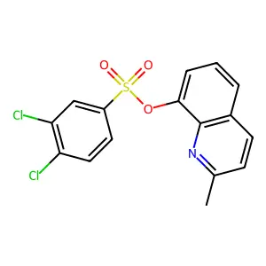 2-Methyl-8-quinolyl 3,4-dichlorobenzenesulfonate structure