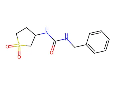 1-Benzyl-3-(1,1-dioxidotetrahydrothiophen-3-yl)urea structure