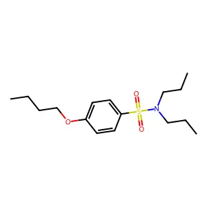 4-butoxy-N,N-dipropylbenzenesulfonamide structure