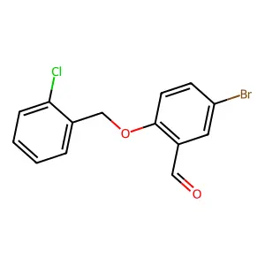 5-Bromo-2-[(2-chlorobenzyl)oxy]benzaldehyde structure