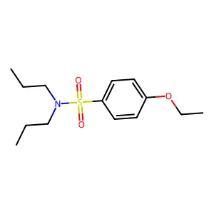 4-ethoxy-N,N-dipropylbenzenesulfonamide structure