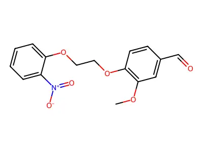 3-Methoxy-4-[2-(2-nitrophenoxy)ethoxy]benzaldehyde structure
