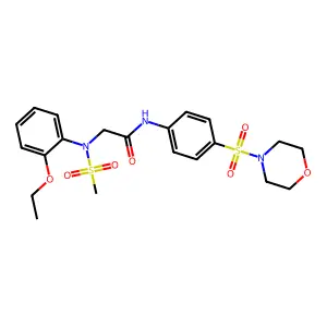 2-(2-ethoxy-N-methylsulfonylanilino)-N-(4-morpholin-4-ylsulfonylphenyl)acetamide structure