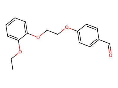 4-[2-(2-Ethoxyphenoxy)ethoxy]benzaldehyde structure