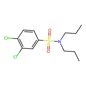3,4-dichloro-N,N-dipropylbenzenesulfonamide structure