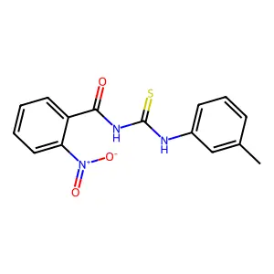 N-[(3-methylphenyl)carbamothioyl]-2-nitrobenzamide structure
