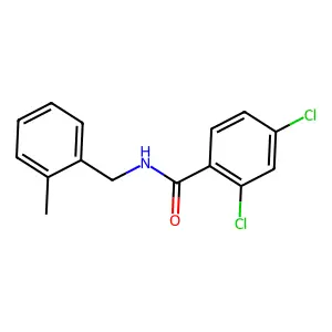 2,4-dichloro-N-(2-methylbenzyl)benzamide structure