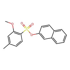 2-Naphthyl 2-methoxy-4-methylbenzenesulfonate structure