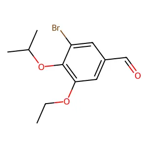 3-Bromo-5-ethoxy-4-isopropoxybenzaldehyde structure