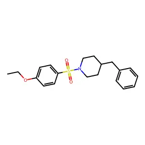 4-Benzyl-1-(4-ethoxyphenyl)sulfonylpiperidine structure