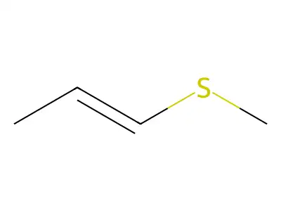 Methyl 1-propenyl sulfide structure