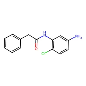 N-(5-amino-2-chlorophenyl)-2-phenylacetamide structure
