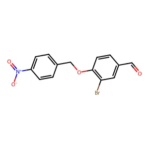 3-Bromo-4-[(4-nitrobenzyl)oxy]benzaldehyde structure