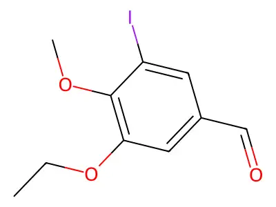 3-Ethoxy-5-iodo-4-methoxybenzaldehyde structure