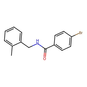 4-bromo-N-(2-methylbenzyl)benzamide structure