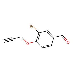 3-Bromo-4-(prop-2-yn-1-yloxy)benzaldehyde structure