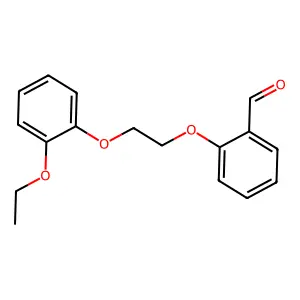 2-[2-(2-Ethoxyphenoxy)ethoxy]benzaldehyde structure