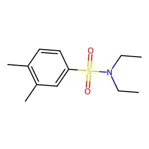 N,N-diethyl-3,4-dimethylbenzenesulfonamide structure