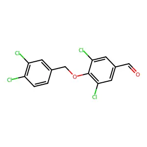 3,5-Dichloro-4-[(3,4-dichlorophenyl)methoxy]benzaldehyde structure