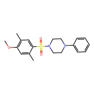 1-[(4-Methoxy-2,5-dimethylphenyl)sulfonyl]-4-phenylpiperazine structure
