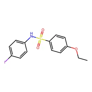 4-ethoxy-N-(4-iodophenyl)benzenesulfonamide structure