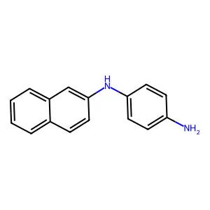 N~1~-(Naphthalen-2-yl)benzene-1,4-diamine structure