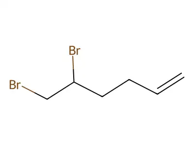 5,6-Dibromo-1-hexene structure
