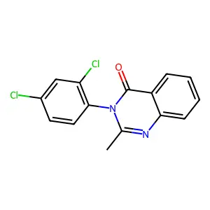 4(3H)-Quinazolinone, 3-(2,4-dichlorophenyl)-2-methyl- structure