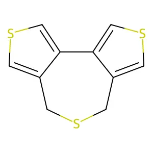 4H,6H-Dithieno(3,4-c:3',4'-e)thiepin structure