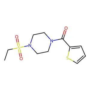 (4-Ethylsulfonylpiperazin-1-yl)-thiophen-2-ylmethanone structure