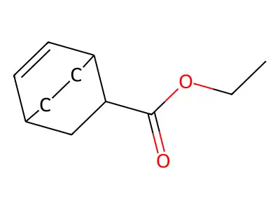 Ethyl bicyclo[2.2.2]oct-5-ene-2-carboxylate structure