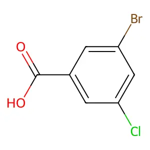 3-溴-5-氯苯甲酸 structure