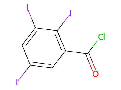 2,3,5-Triiodobenzoyl chloride structure