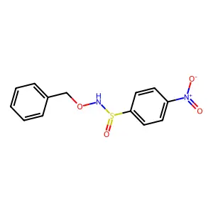 4-nitro-N-phenylmethoxybenzenesulfinamide structure