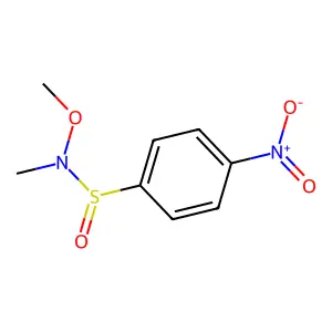 N-Methoxy-N-methyl-4-nitrobenzene-1-sulfinamide structure