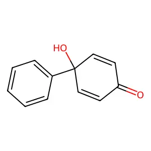 2,5-Cyclohexadien-1-one, 4-hydroxy-4-phenyl- structure