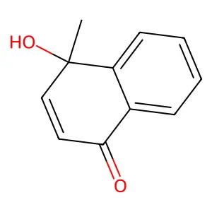4-Hydroxy-4-methyl-1(4H)-naphthalenone structure