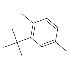 Benzene, 2-(1,1-dimethylethyl)-1,4-dimethyl structure