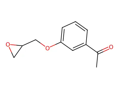 1-{3-[(Oxiran-2-yl)methoxy]phenyl}ethan-1-one structure