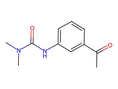 Urea, N'-(3-acetylphenyl)-N,N-dimethyl- structure