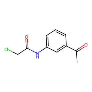 N-(3-Acetylphenyl)-2-chloroacetamide structure