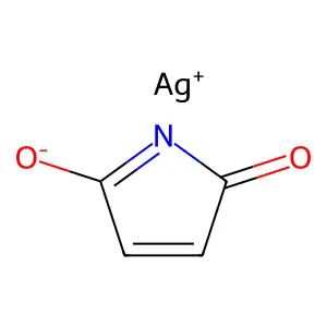 1H-Pyrrole-2,5-dione, silver(1+) salt (1:1) structure