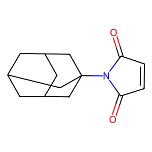 1-Tricyclo(3.3.1.13,7)dec-1-yl-1H-pyrrole-2,5-dione structure