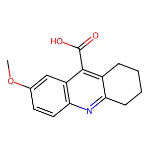 7-methoxy-1,2,3,4-tetrahydroacridine-9-carboxylic Acid structure